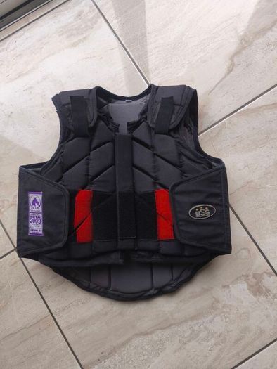 Horse riding helmet and back protector - kids size