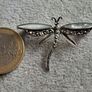 sterling silver dragonfly brooch Image 6
