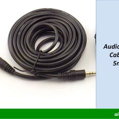 3.5mm Male Aux to Female Aux Audio Extension Cable