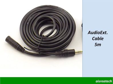 3.5mm Male Aux to Female Aux Audio Extension Cable
