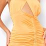 Orange Slinky maxi dress Image 4