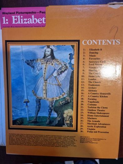 Wayland Picturepacks: people of Elizabethan England - Jane Dorner