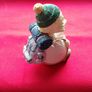 Resin Chicken Hillwalker/Hiker Vintage 1990s Eggbert Figurine Image 4