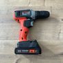 BLACK+DECKER 18V Cordless 37Nm Torque Drill Driver with LED Worklight, 1.5Ah Battery Image 2
