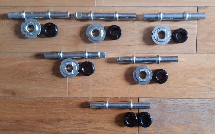 NOS Raleigh type Bottom Bracket Sets