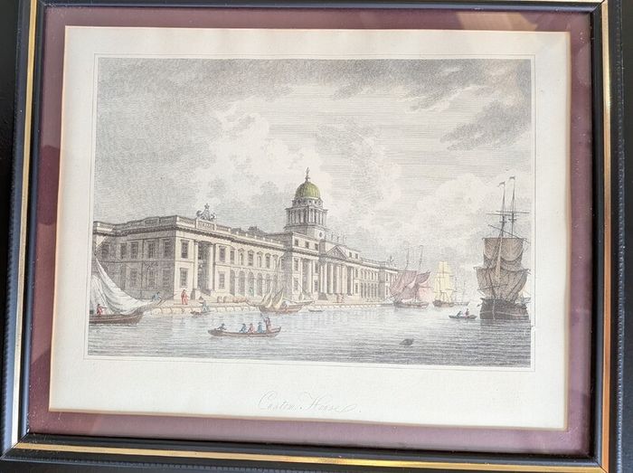 James Malton Dublin Prints 1790s Lying-In Hospital - Custom House - new GPO Set
