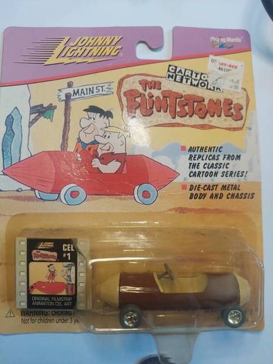 Barney Rubble Flintstones Sports Model Car Diecast