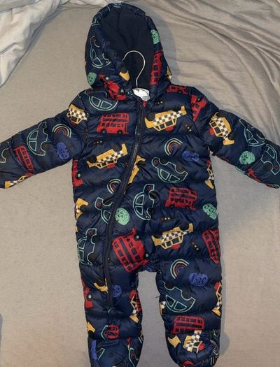 Baby winter pram suit 0-3