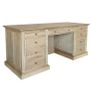 Oak Wood Executive Desk Image 4