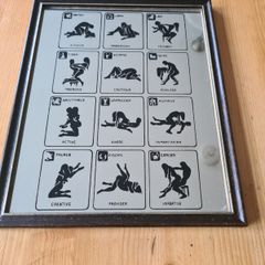 Erotic Sign Of The Zodiac Mirror.  In Good Condition.