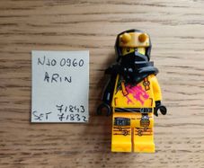 lego njo0960 arin, set ninjago 71843, 71832