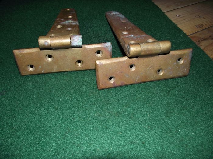 Large Brass Hinges