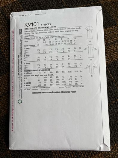 Sewing Patterns brand new