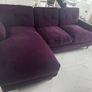 Velvet sofa Image 3