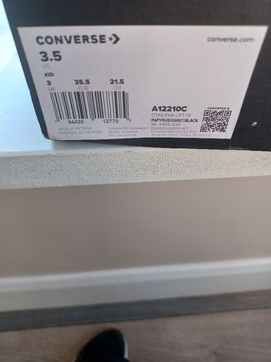 New Converse All Stars Ctas Eva Lift Trainers Size 3 RRP 70