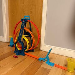hot wheels track hot wheels unlimited triple loop kit
