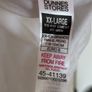 Mens Slim Fit White V-Neck T-Shirt Image 3