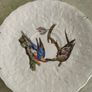 SET OF 2 HANGING PLATE Alfred Meakin Audubon Birds of America Teacup Saucer 5.75 Inches. Image 4
