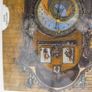 Prague Astronomical Clock Postcard and Stamps Image 2