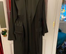 Dark green long dress / coat