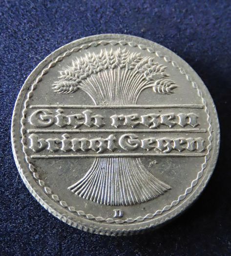 Antique German coins deutsche mark pfennig 1922 1923