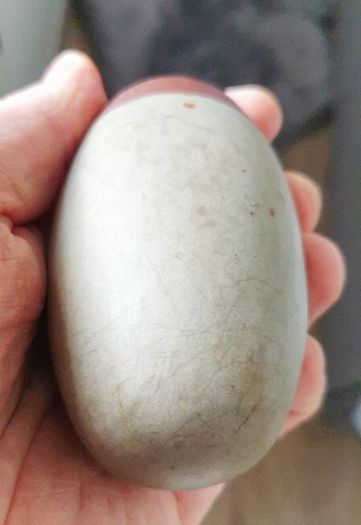 SHIVA LINGAM Real Shiva Lingam, Healing Stone for fertility 437g 95mm