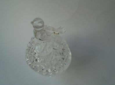 Glass dish with lid,Ornament,Mini dish,Trinket bowl