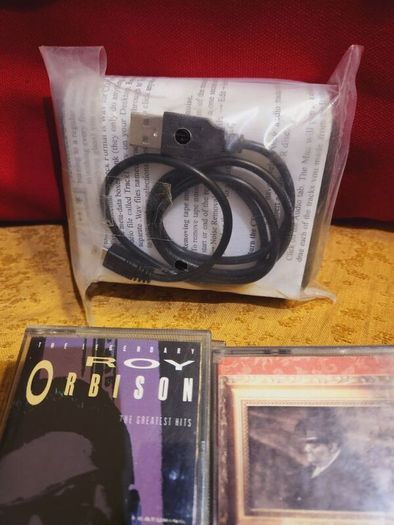 Cassette Tapes And Cassette Player Clapton, B.i.G, Orbison Etc