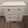 White chest of drawers Image 2
