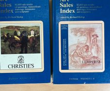 2 x 1990-91 Art Sales Index Books | Edited by Richard Hislop | Reference Set