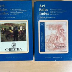 2 x 1990-91 Art Sales Index Books | Edited by Richard Hislop | Reference Set