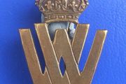 VW (Voluntary Worker) - a WW1 period worker's badge (1915-1916)