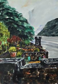 glenveagh national park watercolour