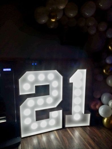LED Light Up Numbers