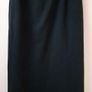 vintage wool warm maxi straight skirt Image 2