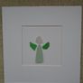 Seaglass picture, Home decor, Gift. Angel picture. Handmade seaglass picture. Image 3
