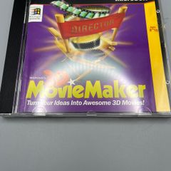Pc Cd-rom Software 3d Movie Maker Microsoft Windows 95 1996 Vintage