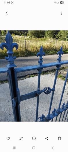 galvanised entrance gates