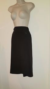 Vintage Brown Pencil Wool Mix Skirt from Hammer size 18