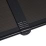 Door Canopy Black 240x100 cm PC Image 3