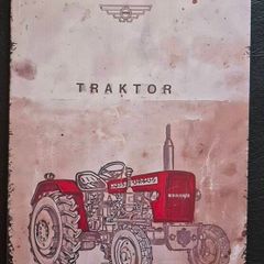 Ursus polish tractors , vintage style metal sign .