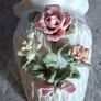 Vintage ceramic wall pocket vase Image 3