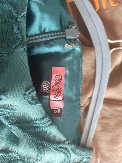 Chi Chi  teal embroidered dress size 10