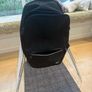 Black back pack, 3 pockets and a side net Image 4