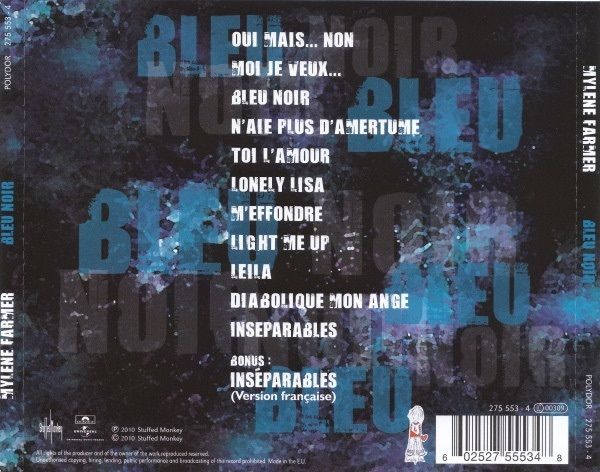 Mylene Farmer  |  Bleu Noir CD