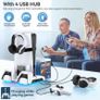 PS5/Slim/Pro Stand and Cooling Station with LED Controller Charging Station for PlayStation 5 Console, Controller Charger, Cooling Stand, PS5/Slim/Pro Accessories Kit with 3 Level Cooler Fan Image 7