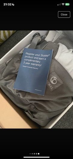 Stokke front and back baby carrier