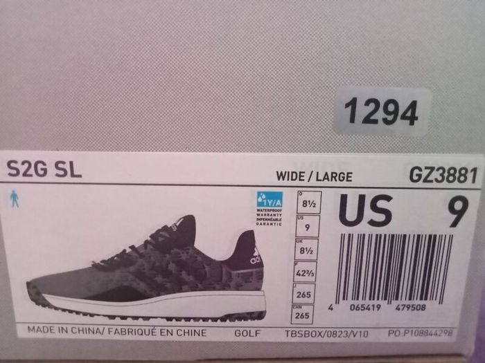 New Adidas Men's Golf Shoes