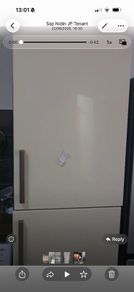 fridge and freezer