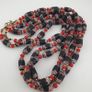 Antique Venetian Style Feather Desgin & Venetian WhiteHeart Glass Beads Necklace Image 10